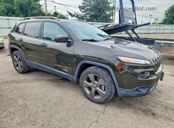 1C4PJMCB5GW354037 2016 JEEP CHEROKEE Green Передня права чверть