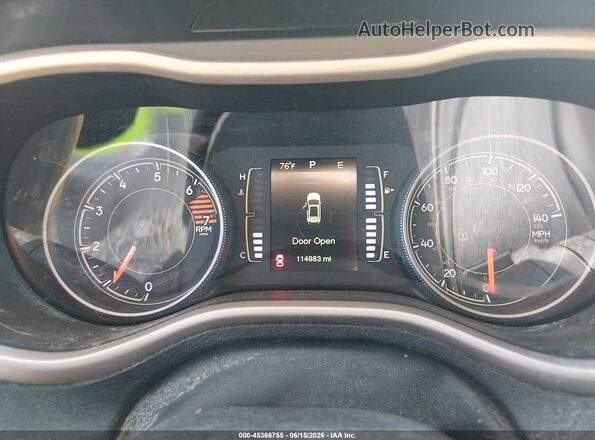 1C4PJMCB5GW359254 2016 JEEP CHEROKEE Серый Вид задних сидений