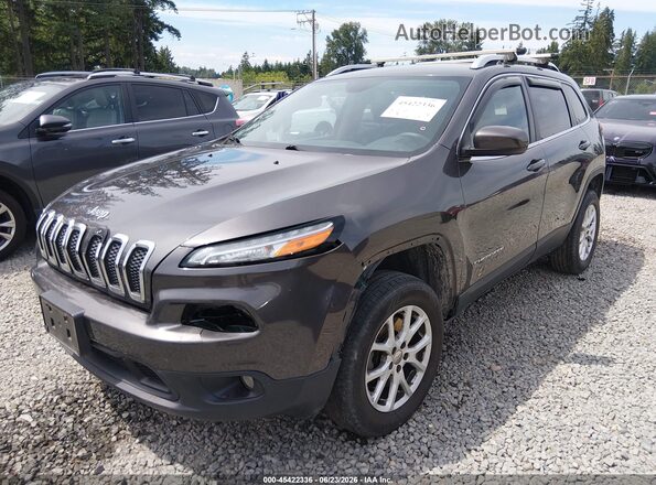 1C4PJMCB5HW657885 2017 JEEP CHEROKEE Black Առջևի ձախ երեք քառորդ տեսարան