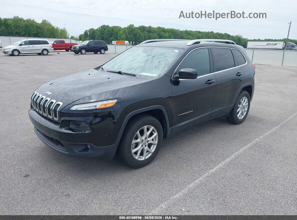 1C4PJMCB5JD528448 2018 JEEP CHEROKEE Black Առջևի ձախ երեք քառորդ տեսարան