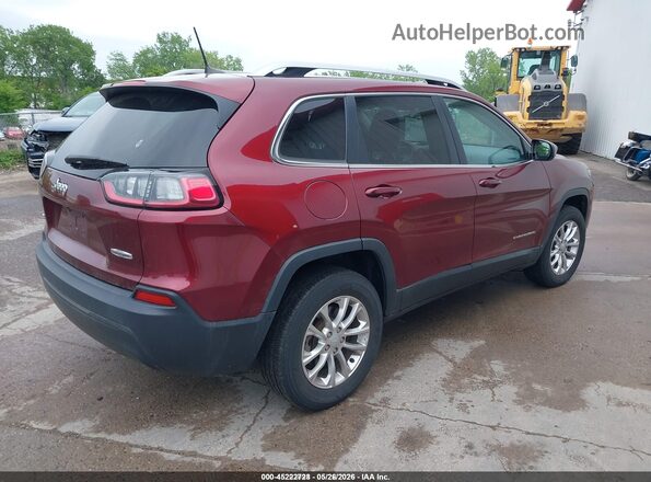 1C4PJMCB5KD341180 2019 JEEP CHEROKEE Burgundy Trasero derecho