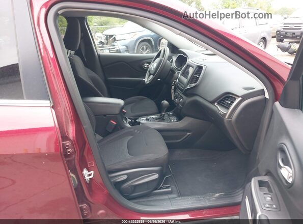 1C4PJMCB5KD341180 2019 JEEP CHEROKEE Burgundy Vista interior delantera