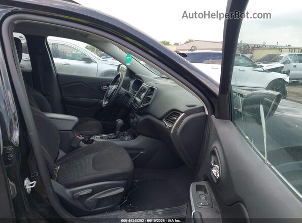 1C4PJMCB5KD351479 2019 JEEP CHEROKEE Black Widok wnętrza z przodu