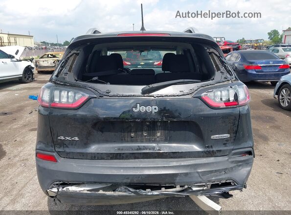 1C4PJMCB5KD351479 2019 JEEP CHEROKEE Black Widok z przodu