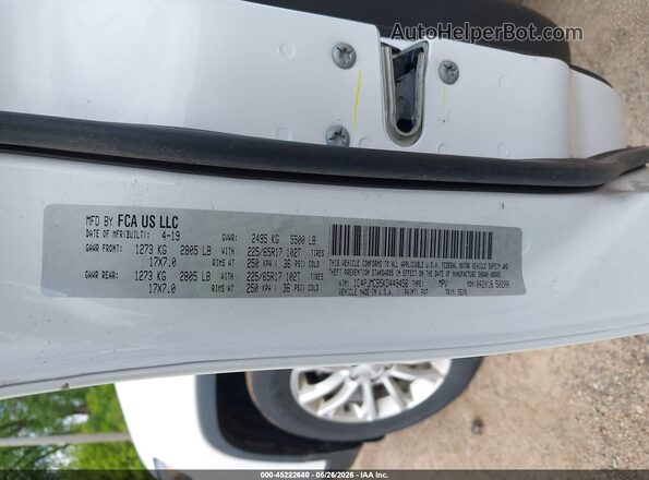 1C4PJMCB5KD449458 2019 JEEP CHEROKEE White Вид підкапотного простору