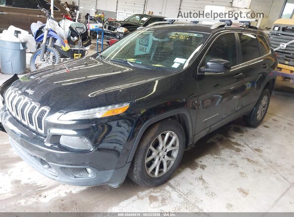 1C4PJMCB6HW546410 2017 JEEP CHEROKEE Black Vista tres cuartos delantera izquierda