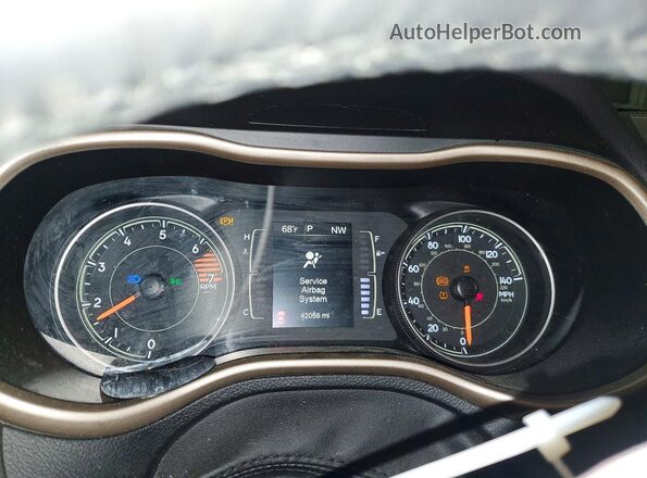 1C4PJMCB6HW601115 2017 JEEP CHEROKEE Black Սարքավորումների վահանակի տեսք