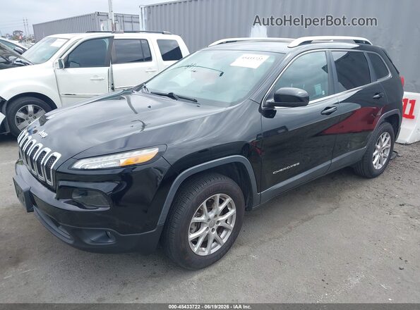 1C4PJMCB6HW619081 2017 JEEP CHEROKEE Black წინა მარცხენა ხედი სამი მეოთხედიდან