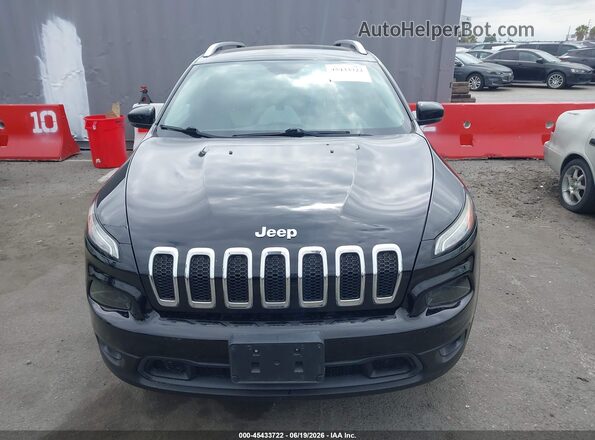 1C4PJMCB6HW619081 2017 JEEP CHEROKEE Black ხელსაწყოთა პანელის ხედი