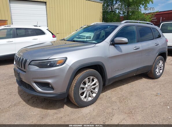 1C4PJMCB6KD341186 2019 JEEP CHEROKEE Silver Vista tres cuartos delantera izquierda