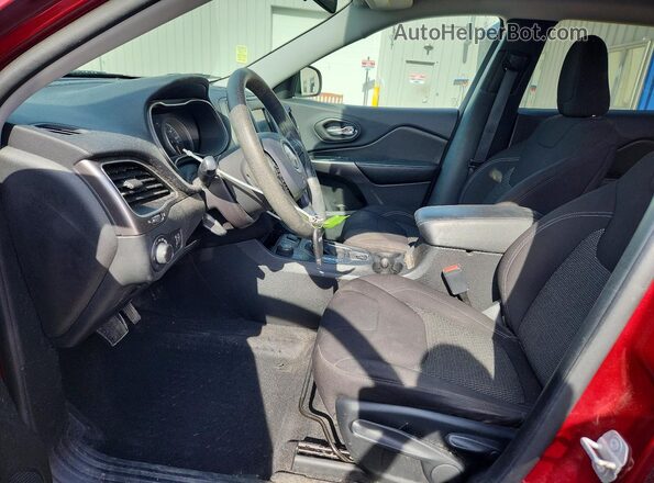 1C4PJMCB6LD540823 2020 JEEP CHEROKEE Maroon Widok wnętrza z przodu
