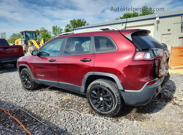 1C4PJMCB6LD540823 2020 JEEP CHEROKEE Maroon Tył lewy