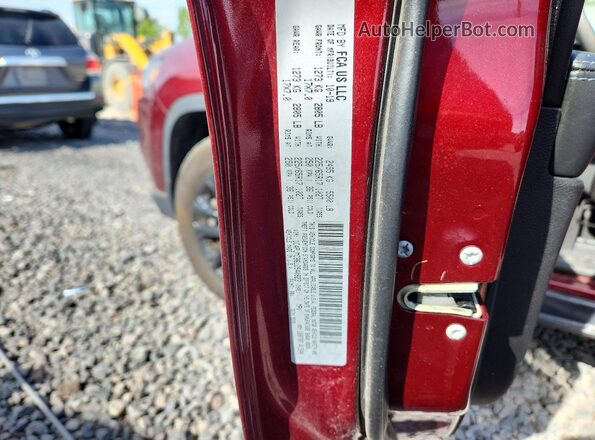 1C4PJMCB6LD540823 2020 JEEP CHEROKEE Maroon Widok naklejki z numerem VIN