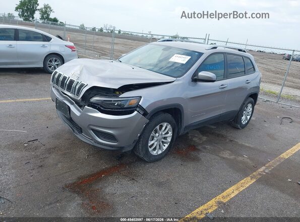 1C4PJMCB6LD584000 2020 JEEP CHEROKEE Silver Առջևի ձախ երեք քառորդ տեսարան