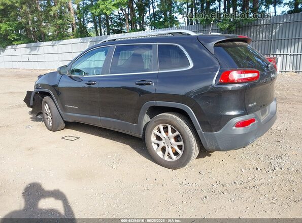 1C4PJMCB7GW219125 2016 JEEP CHEROKEE Black უკანა მარცხენა