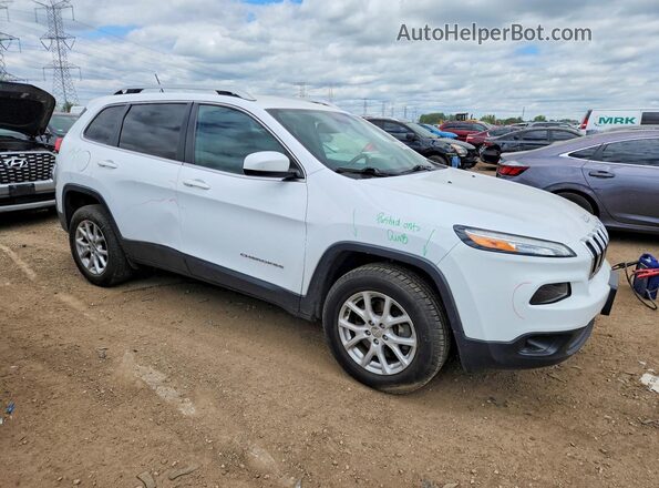 1C4PJMCB7JD614764 2018 JEEP CHEROKEE Белый Передняя правая четверть