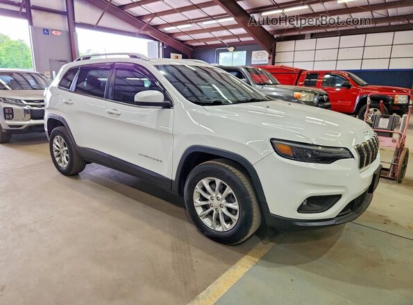 1C4PJMCB7KD136914 2019 JEEP CHEROKEE Белый Передняя правая четверть