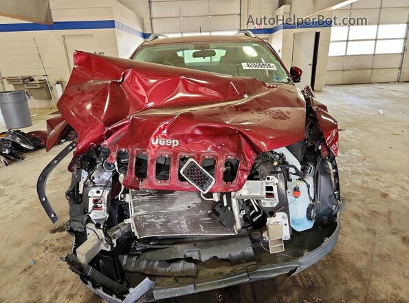 1C4PJMCB7LD559641 2020 JEEP CHEROKEE Burgundy წინა ხედი