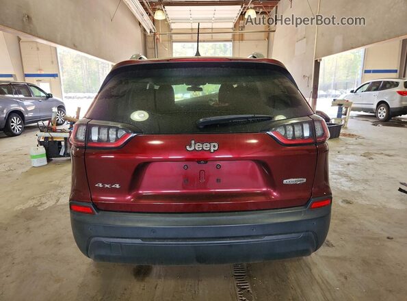 1C4PJMCB7LD559641 2020 JEEP CHEROKEE Burgundy უკანა ხედი
