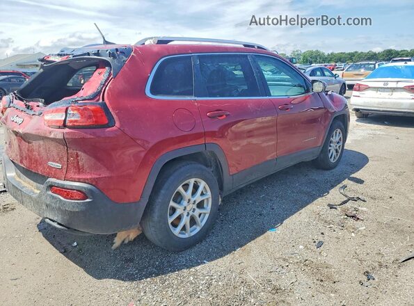 1C4PJMCB8HW646119 2017 JEEP CHEROKEE Красный Задняя правая четверть