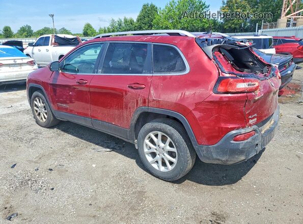 1C4PJMCB8HW646119 2017 JEEP CHEROKEE Красный Задняя левая четверть