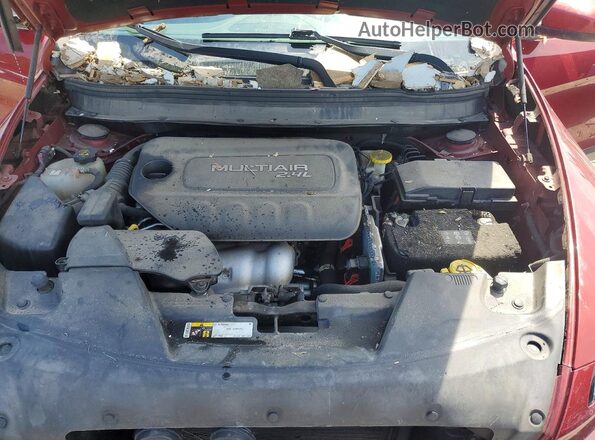 1C4PJMCB8HW646119 2017 JEEP CHEROKEE Красный Вид подкапотного пространства