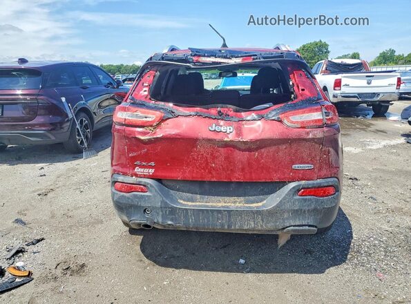 1C4PJMCB8HW646119 2017 JEEP CHEROKEE Красный Вид сзади
