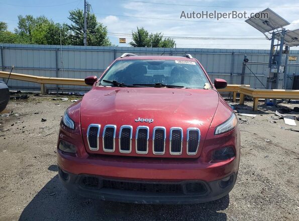 1C4PJMCB8HW646119 2017 JEEP CHEROKEE Красный Вид спереди