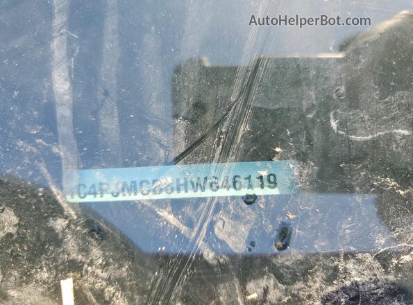 1C4PJMCB8HW646119 2017 JEEP CHEROKEE Красный Вид наклейки с VIN-кодом
