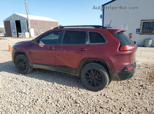 1C4PJMCB8JD609508 2018 JEEP CHEROKEE Maroon Rear left