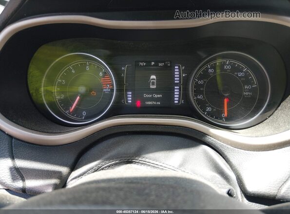 1C4PJMCB9GW100640 2016 JEEP CHEROKEE Gray Vista de los asientos traseros