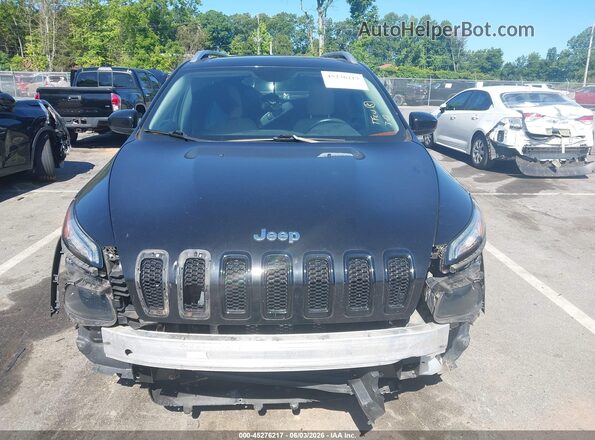 1C4PJMCB9HW515619 2017 JEEP CHEROKEE Black Rear interior view