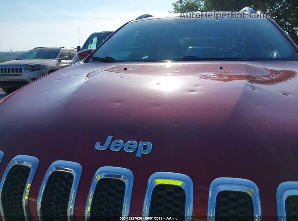 1C4PJMCB9HW574959 2017 JEEP CHEROKEE Maroon Vista frontal