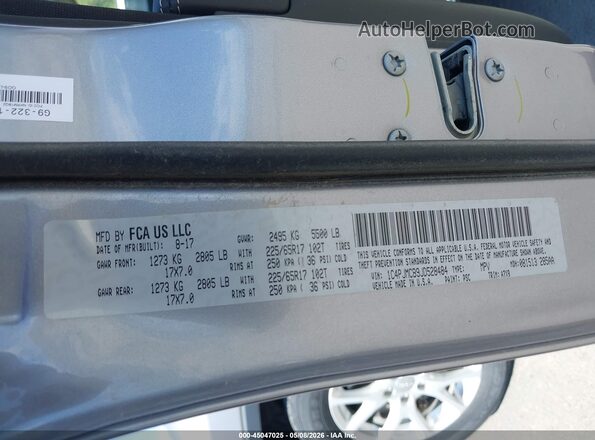 1C4PJMCB9JD528484 2018 JEEP CHEROKEE Silver 