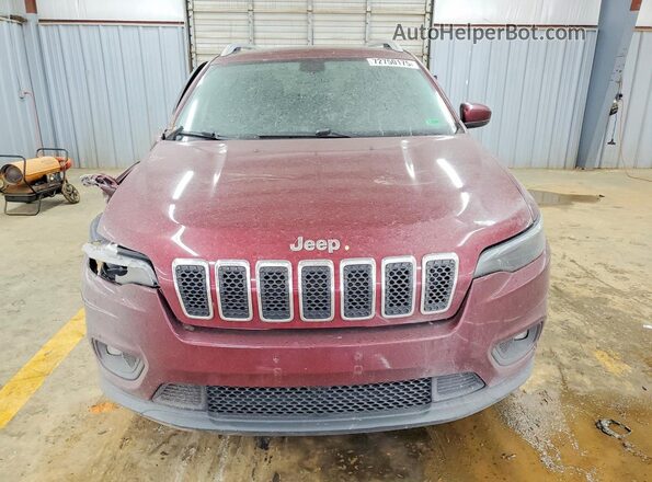 1C4PJMCB9KD157778 2019 JEEP CHEROKEE Burgundy Вид спереду