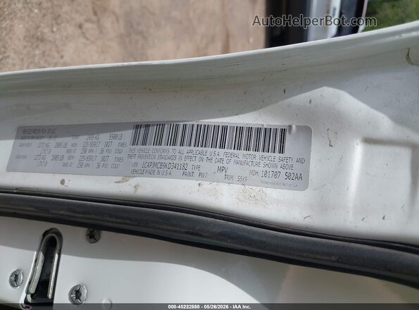 1C4PJMCB9KD341182 2019 JEEP CHEROKEE White Vista del compartimento del motor