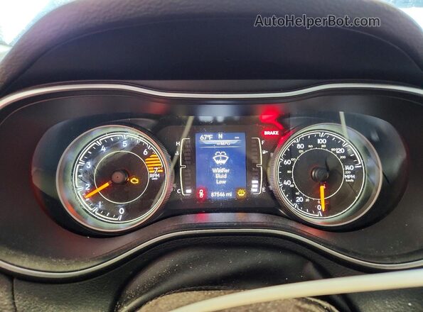 1C4PJMCB9KD424255 2019 JEEP CHEROKEE Blue Вид щитка приладів