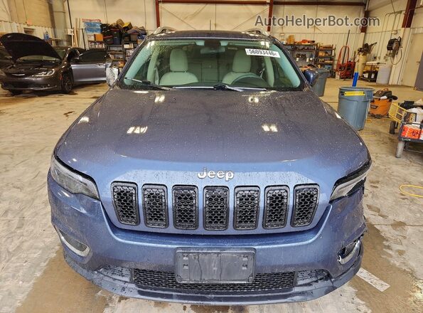 1C4PJMCB9KD424255 2019 JEEP CHEROKEE Blue Вид спереду