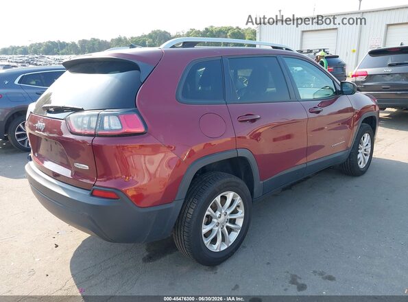 1C4PJMCB9LD550780 2020 JEEP CHEROKEE Burgundy უკანა მარჯვენა