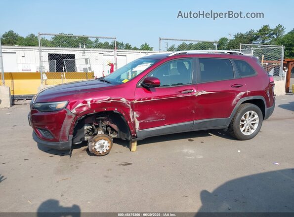 1C4PJMCB9LD550780 2020 JEEP CHEROKEE Burgundy წინა ხედი