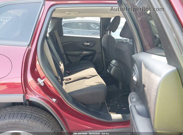 1C4PJMCB9LD550780 2020 JEEP CHEROKEE Burgundy VIN კოდის სტიკერის ხედი