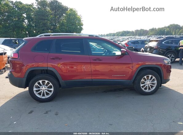 1C4PJMCB9LD550780 2020 JEEP CHEROKEE Burgundy უკანა სალონის ხედი