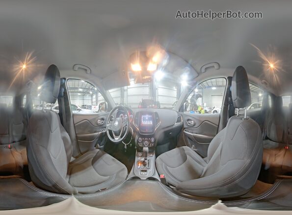 1C4PJMCB9LD589420 2020 JEEP CHEROKEE White Widok wnętrza 360 stopni