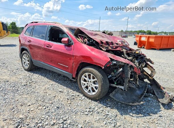 1C4PJMCBXHD230357 2017 JEEP CHEROKEE Burgundy წინა მარჯვენა