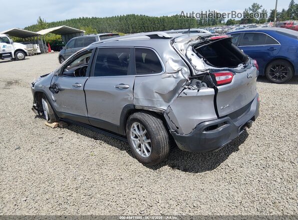1C4PJMCS0HW570556 2017 JEEP CHEROKEE Gray Rear left