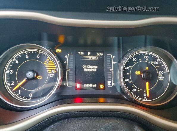 1C4PJMCS0HW576941 2017 JEEP CHEROKEE Black Instrument cluster view
