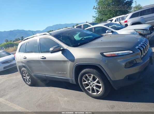 1C4PJMCS0HW616273 2017 JEEP CHEROKEE Gray უკანა სალონის ხედი