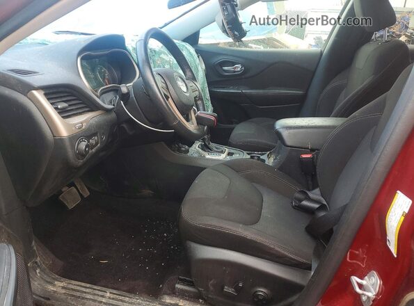 1C4PJMCS1GW215703 2016 JEEP CHEROKEE Red Vista interior delantera
