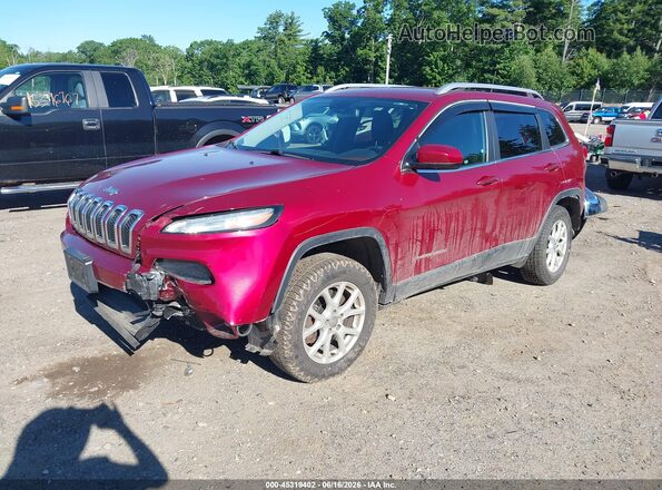 1C4PJMCS1HW579847 2017 JEEP CHEROKEE Red Առջևի ձախ երեք քառորդ տեսարան
