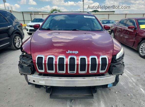 1C4PJMCS2GW118977 2016 JEEP CHEROKEE Red Front view